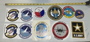 Lot Of 11 GWOT MILITARY DECALS USAF/ARMY - Picture 1 of 1