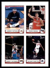 2004-05 Bazooka 4-on-1 Stickers Carmelo Anthony/Ron Artest/Samuel