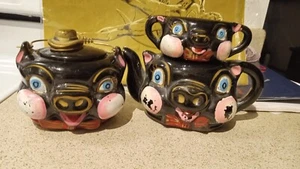 Themse Vintage Schwein Teekanne, Keksdose und Zuckerdose - Bild 1 von 10
