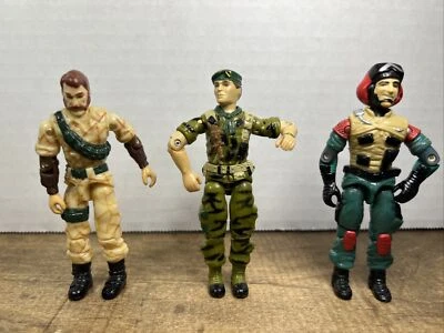 Lote de 3 figuras de acción Hasbro GI Joe de colección de 1980 GI Joe juguetes Foto 1 de 4