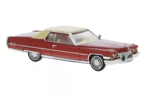 Brekina 18125 Cadillac Coupe deVille rosso scuro/beige 1972 scala 1:87 - Foto 1 di 1