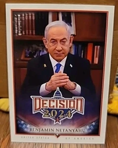 Decisión 2024 Benjamin Netanyahu #183 IMPRESIÓN CORTA (SP) Número alto - Imagen 1 de 3