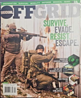 Concealment Magazine-Off Grid-Recoil-Survive-Evade-Issue #66-2025-Brand New! - Image 1 of 4