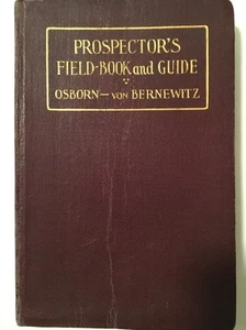Prospector's Field Book And Guide, H.S. Osborn, 1923 - Imagen 1 de 11