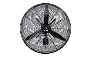 Macchina eolica CasaFan ventilatore da parete IP44 WM3 Wall Eco SL Safeline nero