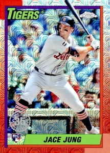 2025 Topps '90 Topps Silver Pack Chrome #T90C148 Jace Jung Detroit Tigers Nr Mt - Bild 1 von 2