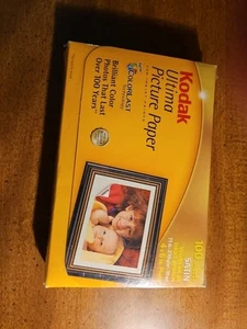 Kodak Ultima Picture Paper  100 Satin  4x6  Paper Sheets Inkjet- Sealed Box - Afbeelding 1 van 2