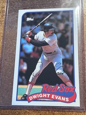 1989 Topps Baseball Talk Collection/LJN Toys # 109 Dwight Evans - Image 1 of 2