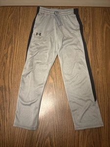 Under Armour Loose Fit Gray Sweatpants Boys Youth Medium Joggers YMD - Picture 1 of 10