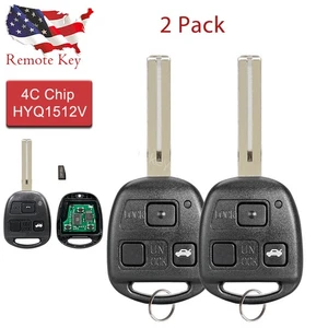 2 For Lexus 02-03 ES300 98-05 GS300 98-00 GS400 Keyless Remote Key Fob HYQ1512V - Picture 1 of 6