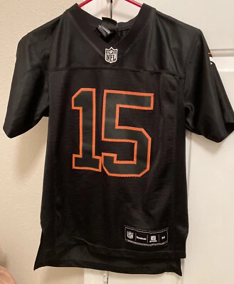 Camiseta de fútbol americano Tim Tebow Denver Broncos Reebok NFL juvenil números cosidos medianos Foto 1 de 2