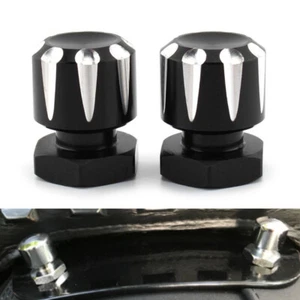 2Pcs Solo Mounting Nuts Bolts For Harley Road King Road Glide Softai Fat Boy US - Picture 1 of 8