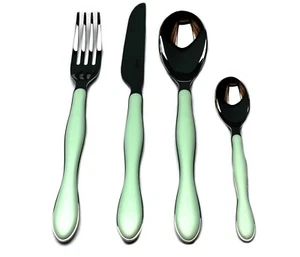Arzberg Retrò Lagoon Posate 24 pezzi verde Discounted Disponibile subito - Picture 1 of 5