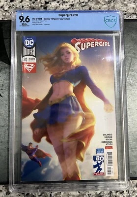 SUPERGIRL #20 CNCS 9.8 STANLEY "ARTGERM" LAU VARIANT. (2018) - Image 1 of 3