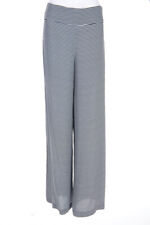 Nicole Miller Palazzo Pants Stripes 6 = D 36 light grey black NEW