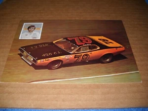 Vintage Nascar Racing Postcard 1973 Frank Warren #79 1973 Dodge Charger STP Corp - Picture 1 of 2
