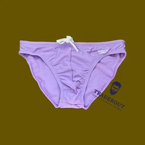 Speedo Men purple color solar 2" swim brief bikini Swimwear 28 30 32 34 36 38 - Picture 1 of 7