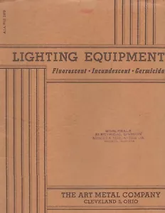 Catalog - The Art Metal Company - Lighting Equipment - c1949 Brochure (A1088) - Picture 1 of 1