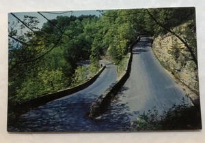 Cartolina ""W"" Road Up Signal Mountain Chattanooga, Tennessee (U1) - Foto 1 di 2