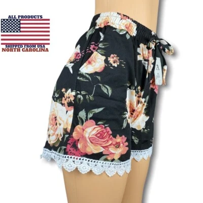 Pantalones cortos de verano de cintura alta para mujer Foto 1 de 4