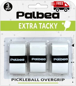 Pickleball Overgrip Tape - 3er Pack/6/12/22/60 - Extra Tacky White Pickleball G - Bild 1 von 5