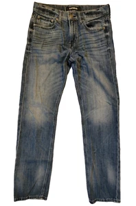 Express Men's Jeans 29 X 34 Classic Straight Blue Denim Medium Wash - Picture 1 of 15