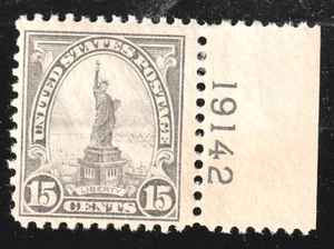 SELLO DE EE. UU. JIS36 SC# 556 P#S 15c 1920 **COMO NUEVO CASI EN BUEN ESTADO 410 - Imagen 1 de 2
