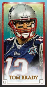 Tom Brady Original ACEO Tobacco Art Card New England Patriots - Picture 1 of 2