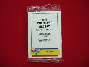 1994 PAWTUCKET RED SOX FLEER PROCARDS MiLB TEAM SET F. RODRIGUEZ BOSTON RED SOX - Picture 1 of 4