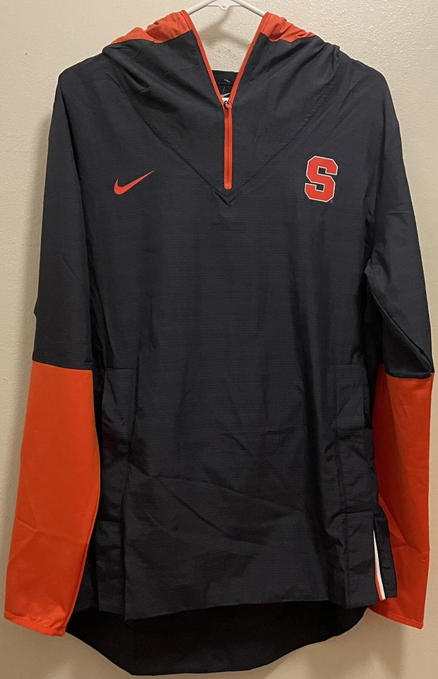Syracuse Orange Nike Men’s Pullover Repel On-Field Jacket Blue CQ5235-419 Medium