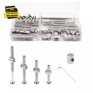 40 Stck. Babybett Krippe Schrauben Hardware Ersatz Kit-M6X40Mm/50Mm/60Mm/70Mm/ - Bild 1 von 7