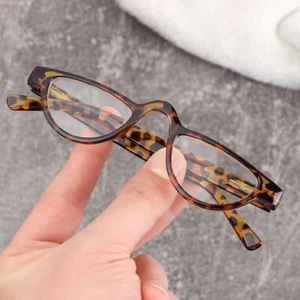Gafas de lectura unisex vintage lectores de media luna retro tortuga especificaciones 1,0-4,0 - Imagen 1 de 18