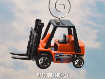 1/64 Forklift Hi-Lo Christmas Ornament Crown Fork Truck CAT Komatsu Toyota HILO - Image 1 of 4