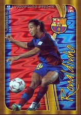 Ronaldinho AS Foil Las fichas de la Liga 2004-2005 Barcelona Mundicromo 48