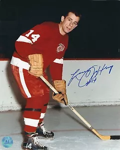 Autogramm Larry Jeffrey Detroit Red Wings 8x10 Foto - COA - Bild 1 von 1