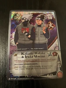 Naruto Karten - Kakashi Hatake & Iruka Rare Diamond Foil C012 1. Auflage CGG - Bild 1 von 2