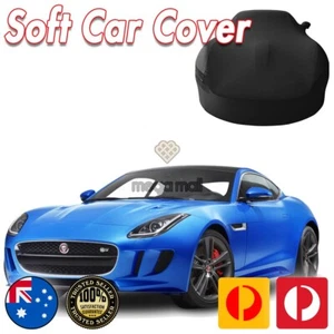 Spandex Car Cover for Jaguar Softline Black Washable NON SCRATCH - Picture 1 of 12