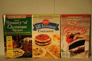 Best Recipes pb cookbooks, Christmas recipes, Borden cookbook, Duncan Hines vg - Imagen 1 de 1