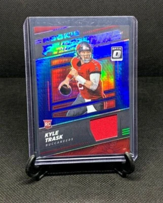 KYLE TRASK 2021 Donruss Optic Rookie Phenoms Blue Hyper Patch RC #RP-9 - Image 1 of 2