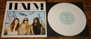HAIM DON'T SAVE ME TOTALMENTE FIRMADO A MANO REINO UNIDO PRIMERA PRENSA VINILO ROSA 10" ÚNICO 2013 - Imagen 1 de 12
