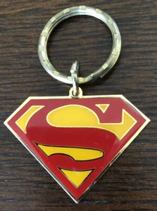 DC Comics SUPERMAN Key Chain 1985-1993 Release Applause Vintage. Loose Unused - Picture 1 of 9