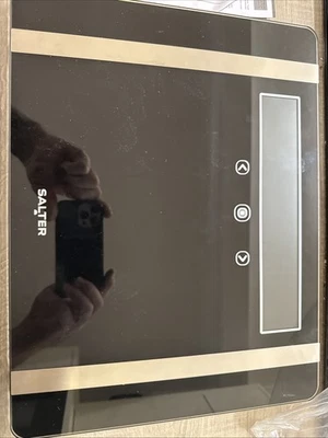 Báscula de baño analizadora extra ancha Salter - negra Foto 1 de 4