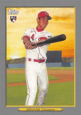 Shogo Akiyama Cincinnati Reds 2020 Topps Heritage Card #TR-14 - Image 1 of 2