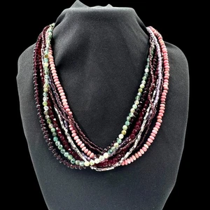Lauren Ralph Lauren 90s Multi-Strang Beaded Necklace NWT LRL Vintage Orig Tag NOS - Bild 1 von 13