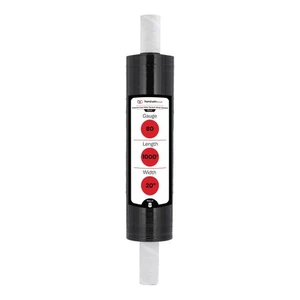 Black Extended Core Pallet Stretch Wrap Shrink Film 20" x 1000' x 80 Ga 8 Rolls - Picture 1 of 9