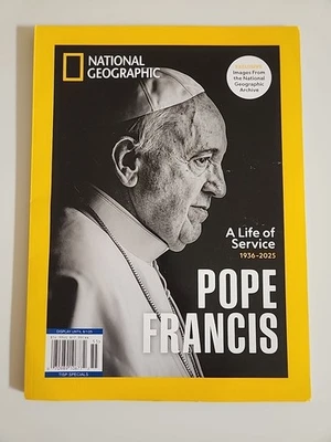 New 2025 Pope Francis A life of Service 1936-2025 National Geographic~Exclusive  - Image 1 of 3