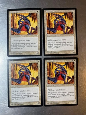 4x Playset Talon Sliver Vintage Tempest Magic Cards LP-EX Condition - Image 1 of 2