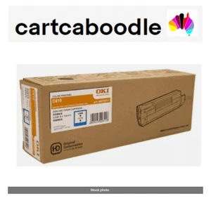 OKI Genuine 44315311 CYAN Toner Cartridge for C610 C610n C610dn (6K Yield) - Picture 1 of 2
