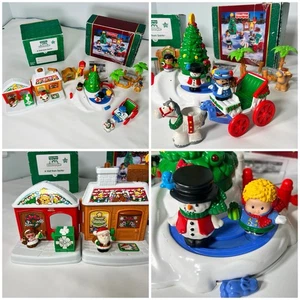 Fisher Price Little People A Visit From Santa Cottage / Weihnachtsbaumbeleuchtung Park - Bild 1 von 24