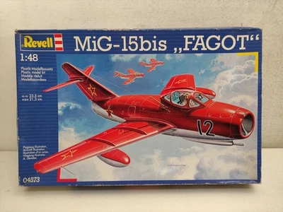 Mig-15bis Fagot Kit Revell 04573 Skill 3 Scala 1/48 Scatola Chiusa-U11 - Immagine 1 di 4